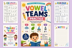 Vowel Teams Practice Workbook Product Image 6
