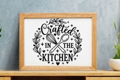 Crafted In The Kitchen Svg, Farmhouse Kitchen Svg. Product Image 7