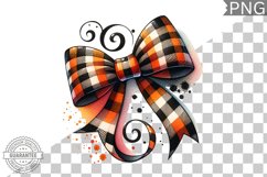 Fall Autumn Coquette Bow - High-Quality Sublimation Design Product Image 1