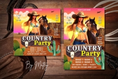 Country Party Flyer, Country Night flyer, Country Music Product Image 6