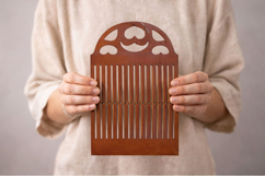 Antique Danish weaving loom digital file fiber art table dem Product Image 6