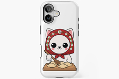 Babushka Cat Pierogi Vector file Product Image 7