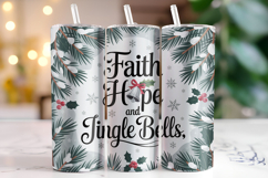 Faith Hope and Jingle Bells Svg | Christmas Svg | Svg File Product Image 1