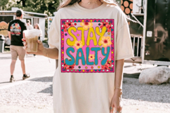 Stay Salty PNG sublimation |Beach &amp; Summer PNG T-Shirt Product Image 7