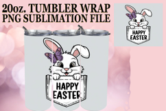 Vibrant spirit 20oz tumbler wrap, Easter Animals Product Image 1