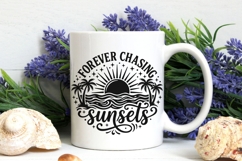 Forever Chasing Sunsets Svg, Summer Vibes Svg, Beach Svg. Product Image 7