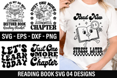 Reading Books SVG Design - This Is My do not disturb Book Re Product Image 1