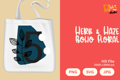 Herb &amp; Haze Boho Floral Monogram Product Image 1