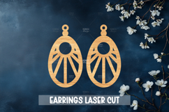 24 Boho Style Laser Cut Earrings SVG File Product Image 7