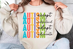 Autism Mom Sweatshirt, Women’s Svg Png, Product Image 6