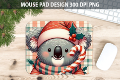 Christmas Koala Pad Sublimation - Animal PNG Design Product Image 1