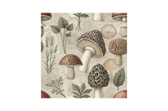 Vintage Mycologist&#039;s Journal Seamless Pattern, Digital Paper Product Image 6