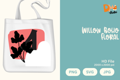 Willow Boho Floral Monogram Product Image 1
