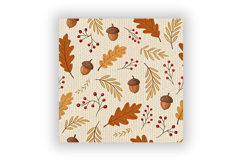 Cozy Knit &amp; Botanicals Digital Paper, Seamless Pattern Product Image 6