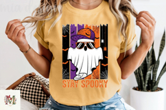 Stay Spooky Halloween PNG, Cool Ghost Sublimation Design Product Image 5