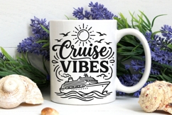 Cruise Vibes Svg, Cruise Ship Svg, Family Cruise Svg. Product Image 7