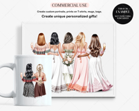 The Boho Girls Clipart Portrait Creator Product Image 6