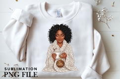 Christmas motivational women png design for T-shirts Product Image 3