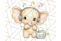 Safari Baby Animal Clipart PNG, Jungle Outfits Baby Animals Product Image 2