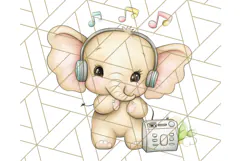 Safari Baby Animal Clipart PNG, Jungle Outfits Baby Animals Product Image 2