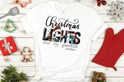 Christmas Lights Png | My Favorite Color | Hand Drawn Xmas Product Image 1