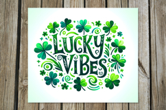 St. Patrick's day vibes | 4 tumbler sublimation designs P2 Product Image 2