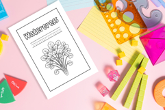 A to Z Vegetable Coloring Book Printable Product Image 6