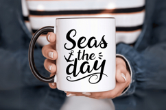 Seas the Day SVG Design, Summer &amp; Beach SVG Design Product Image 6