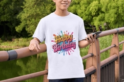 Birthday Splash Vibrant Celebration Text PNG Pack Product Image 6