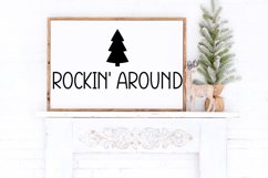 Rockin' Around SVG, Christmas Cut File, Cute Chirstmas SVG Product Image 4