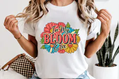 In My Bloom Era PNG, Retro Floral Flower Sublimation Design Product Image 6