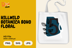 Hillwild Botanica Boho Floral Monogram Product Image 1