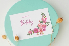 Watercolor Floral Corners PNG Design Product Image 6