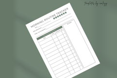 Morning Routine Tracker Template | Editable Canva Product Image 5