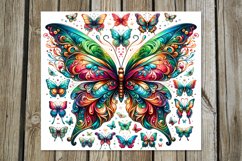 Magic Butterfly | skinny tumbler Sublimation design bundle Product Image 6