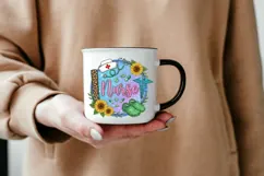 Nurse PNG with Sunflower, Nurse Galaxy Sublimation Design Product Image 6