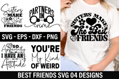 Best Friend SVG Design -Sisters Make The Best Friends Product Image 1