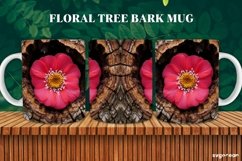 Flower Bark Mug Wraps Bundle | 11 oz | Sublimation Product Image 7
