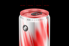 Sleek 330ml Aluminium Can Mockup Product Image 5
