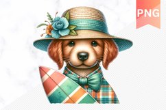 Summer Dog Sublimation - Clipart PNG Design Product Image 1
