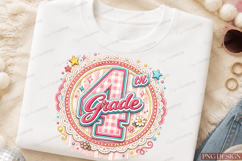 Pink Gingham School Sublimation Design Product Image 6