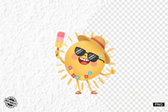 Cute Summer Sun Clipart Product Image 1