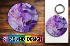 Gilded Floral 3D Sublimation Tokens Product Image 1