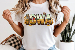 Iowa State Pride PNG, Vintage Farmhouse sublimation Design Product Image 6