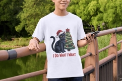 Black Cat Christmas PNG Bundle 19 Product Image 6
