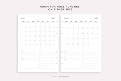 2027 Monthly Goal Planner, Printable &amp; Fillable, A4/Letter Product Image 6