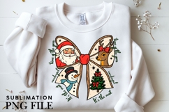 Christmas bow png design for T-shirts Product Image 3