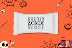 Birdsun Halloween Stacked Monogram Font for Spooky Design Product Image 5