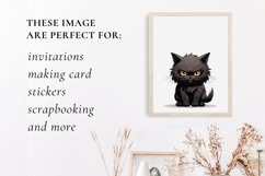 Sarcastic Funny Grumpy Grey Cat, Cat sublimation Product Image 3