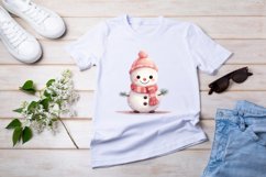 Christmas snowman clipart, snowman Bundle Product Image 4